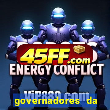 governadores da bahia por ano